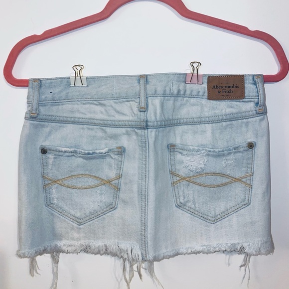 Vintage Abercrombie & Fitch Jean Skirt - Picture 2 of 3